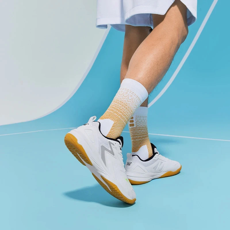 361 Degrees NEW Professional Badminton Shoes Breathable Anti-Slippery Training Shoes Non-Slip Women Men's Sneakers 672344401