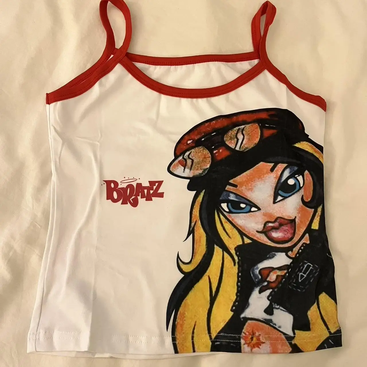Débardeur imprimé dessin animé Y2k pour filles, haut court d'été Vintage à col ras du cou, Streetwear Harajuku, Corset sexy Grunge, Y2k 2000s - AliExpress