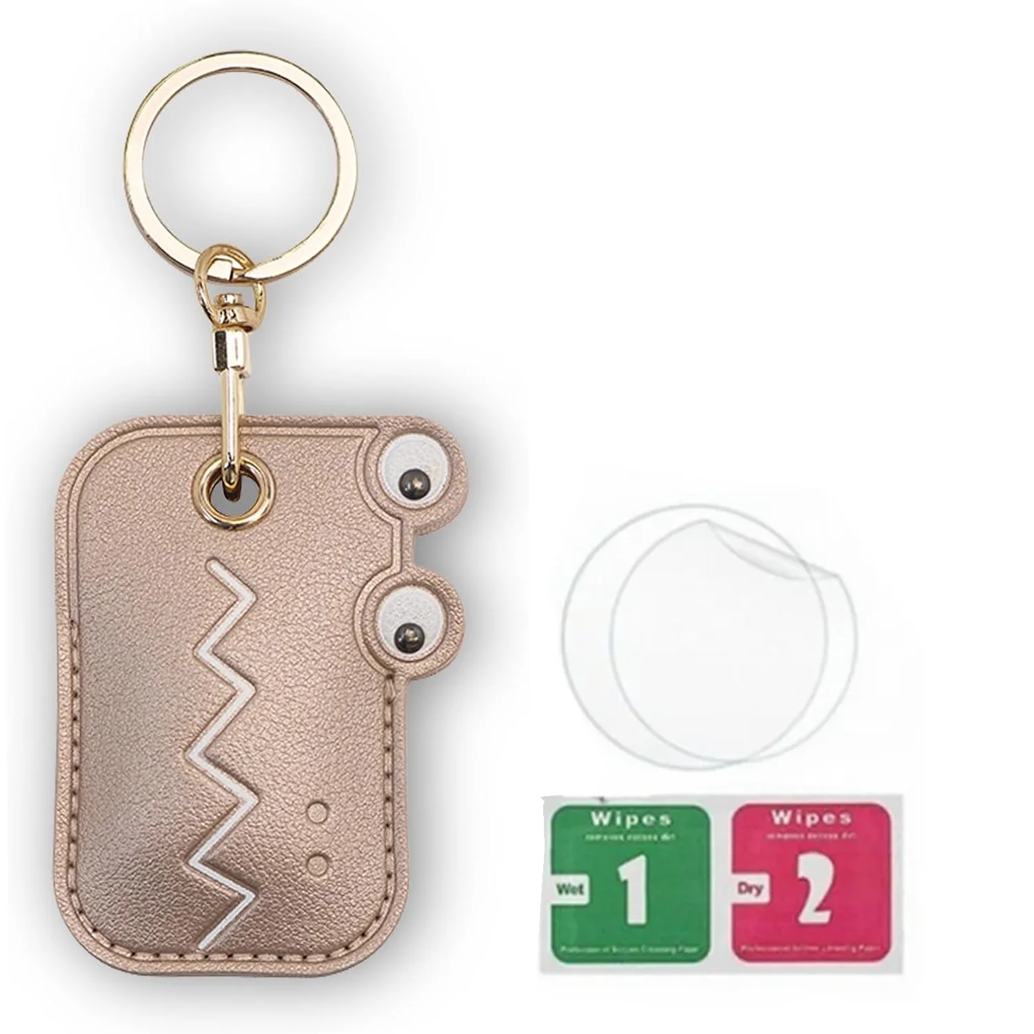 Leather Keychain Holder with Hand Straps - Anti-Scratch Accessories