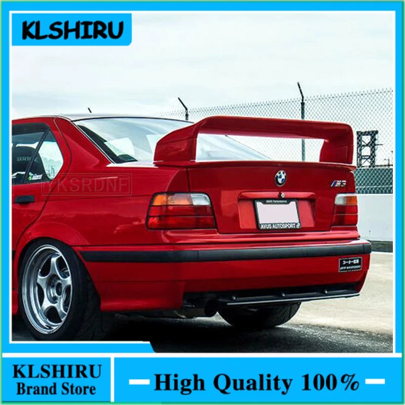 For Bmw E36 M3 Spoiler 1990-2000 Bmw M3 Series Gt Style Spoiler E36 Series 3 Coupe Abs Plastic Unpainted Rear Spoiler Wing