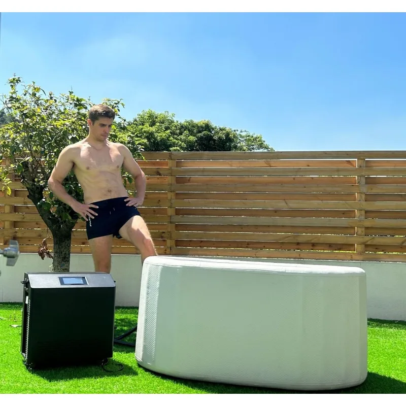 Outdoor Inflatable Ice Bucket Pool Athlete Ice Bath Tub Cold Therapy Container