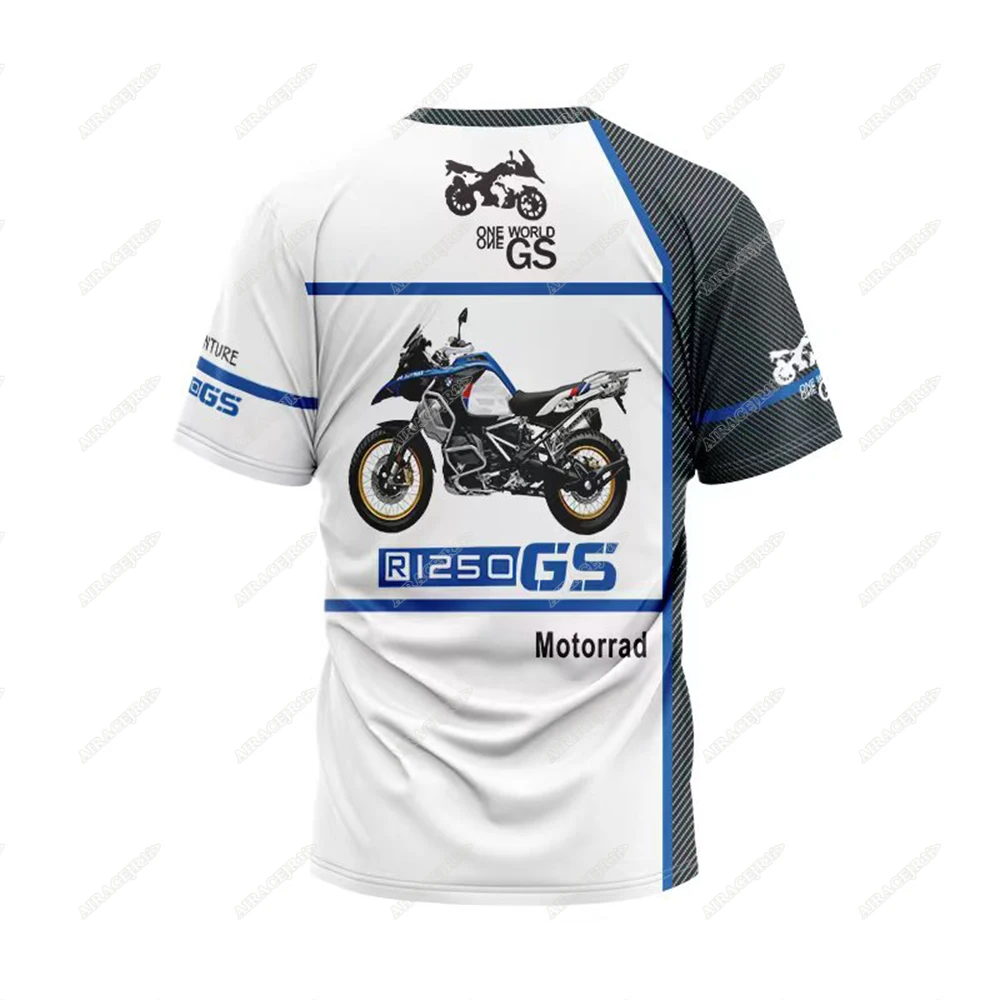 남성용 통기성 빠른 건조 티셔츠, BMW R1250 GS Motorrad Adventure 스포츠 레이싱 오토바이, 모토크로스 라이딩, 여름