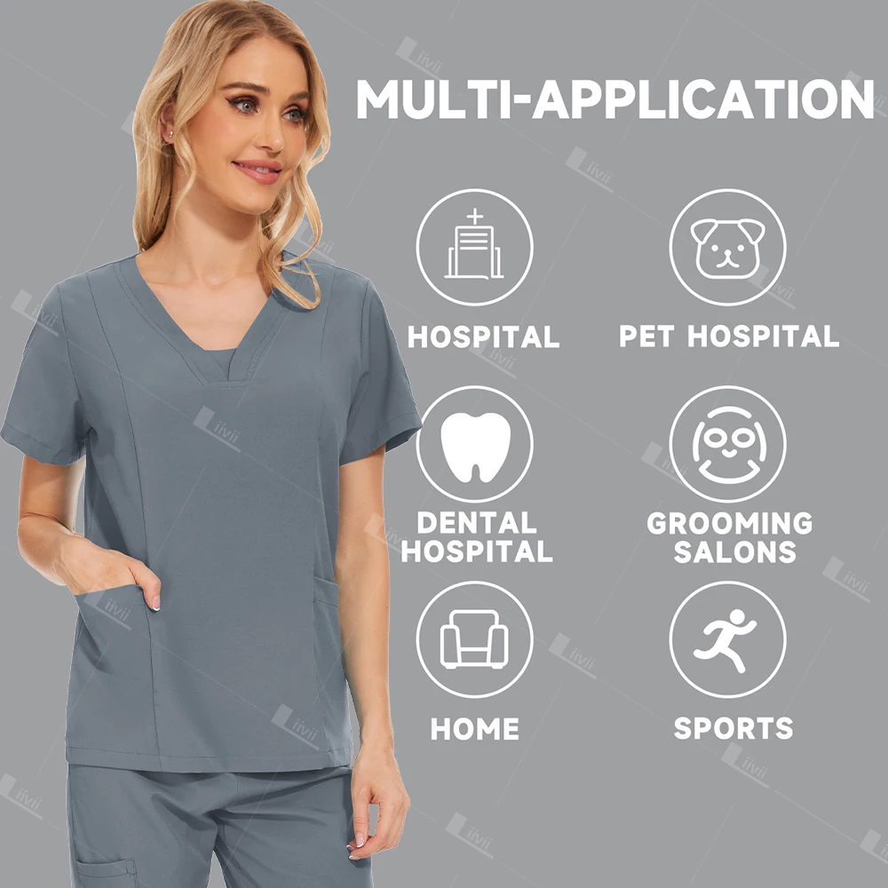 Women's Surgical Scrub Set – Professional Medical and Salon Workwear