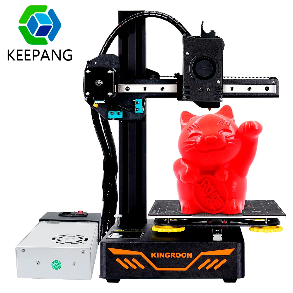 Upgrade Kp3s Cheap Fdm 3d Printer Kit Printer 3d High Precision Kingroon Portable Printer 180x180x180mm 1.75mm Pla Support - 3d Printer AliExpress