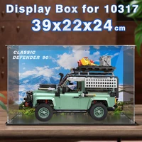 Acrylic display box for lego bricks 10317 display case for Land Rover building block model car dustproof clear storage box 1