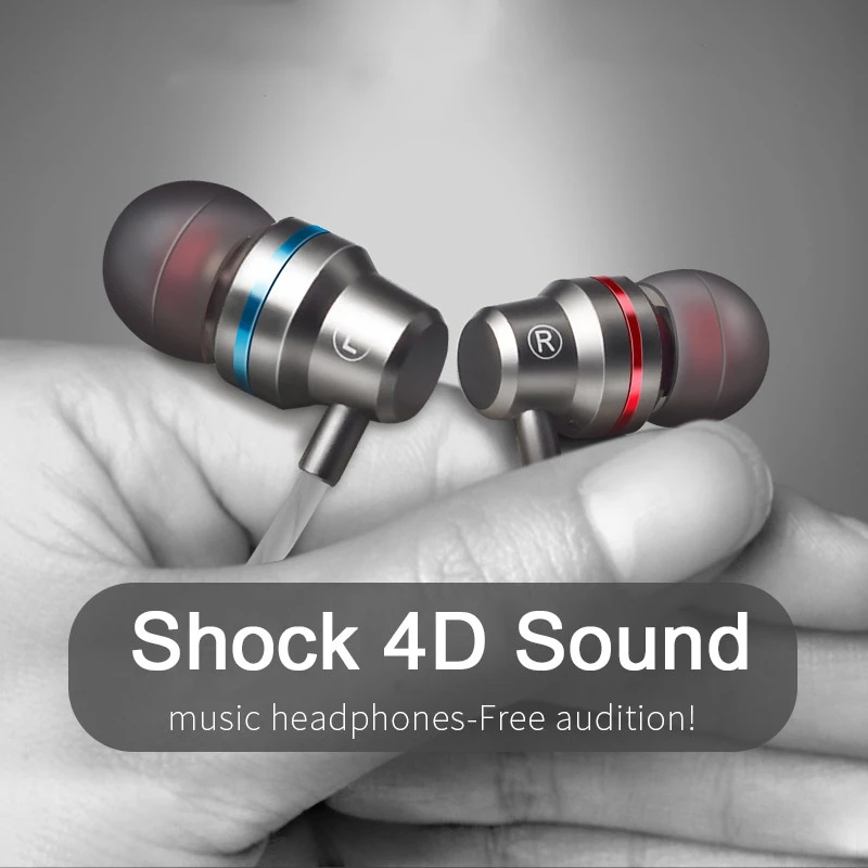 TYPE C USB Wired Earphone Metal Super Bass Stereo Music HIFI Sport Headset With MIC Bass For Xiaomi Huawei Headphones