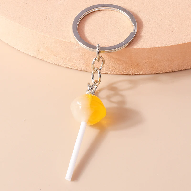 Nette Harz Chili Schlüsselbund Simulation Pfeffer Schlüssel Ringe Anhänger für Auto Schlüssel Halter Frauen Mädchen Handtasche Dekor DIY Schmuck Geschenke – Detail 9