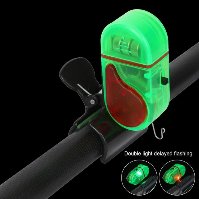 2pcs Electronic Fishing Bite Alarm with Sound LED Lights Indicator Fish  Bite Alarms 