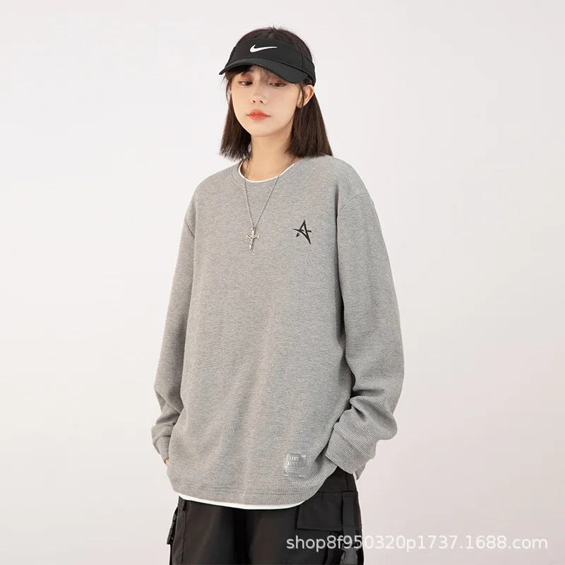 2022 Spring Autumn Sweatshirt Women High Quality O-neck Sweatshirt K-pop Casual Solid Color Clothes