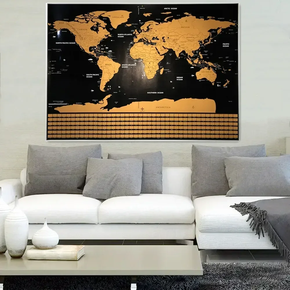 Mappe Del Mondo Gratta E Vinci Di Grandi Dimensioni Mappe Da Viaggio Antigraffio In Edizione Deluxe Con Diario Di Viaggio Visivo A Strati Gratta E Vin