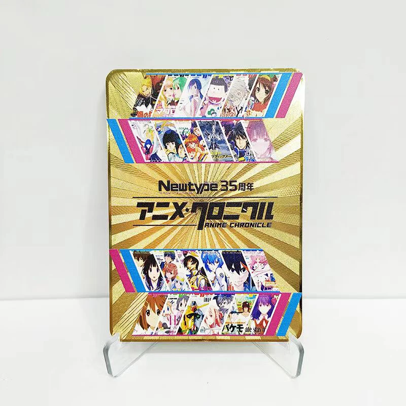 Anime Goddess Story Diy Metal Collectible Cards Uta Hoshino Ai Yor Forger Nakano Nino Children's Toys Christmas Birthday Gifts
