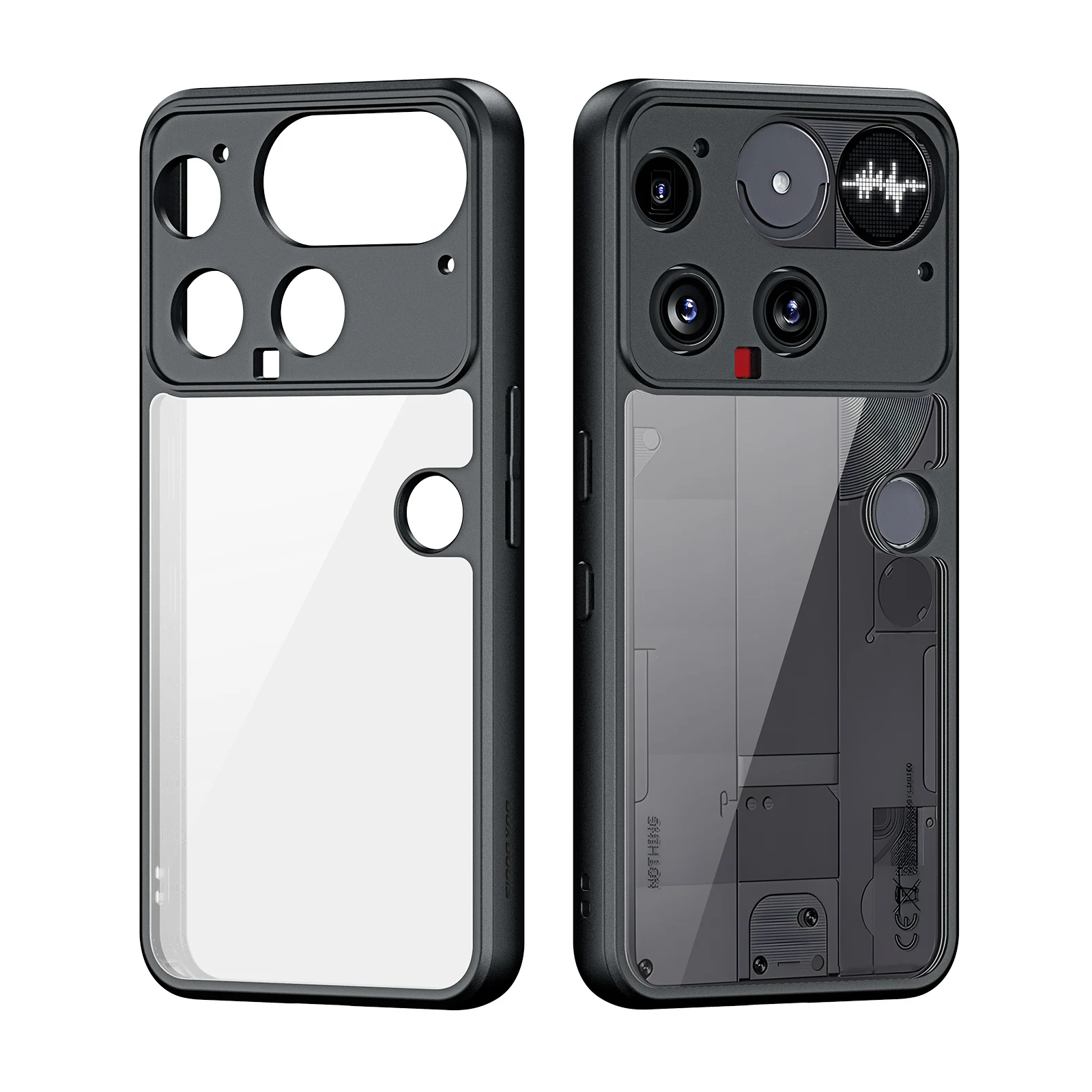 Transparent Slim Protective Phone Case with Shockproof Design by DUX DUCIS