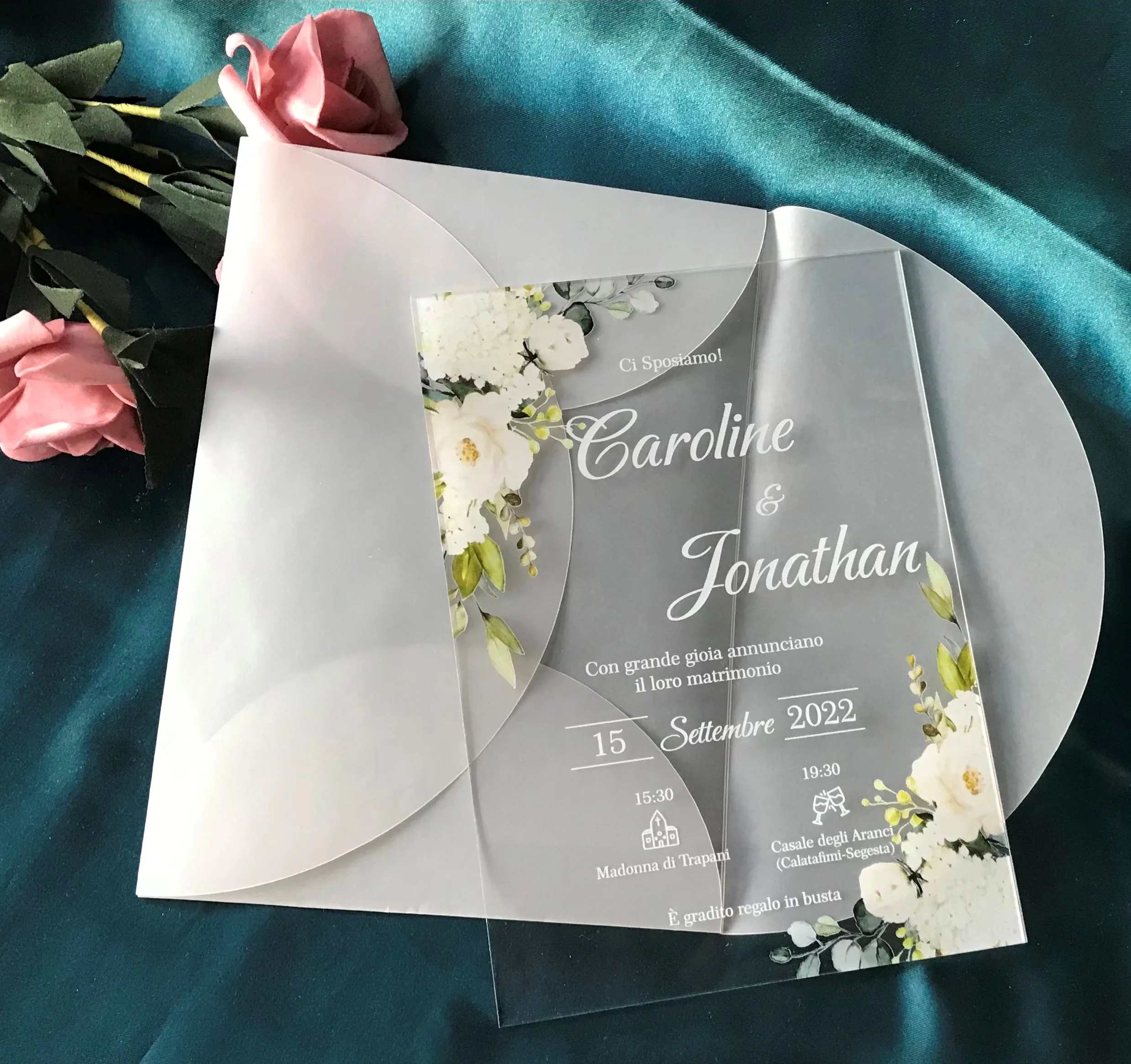 Acrylic Wedding Invitation,Custom 10pcs Acrylic Invitation,Personalized  Envelopes,Printed Gold Baby Shower Invitation,Decoration - AliExpress