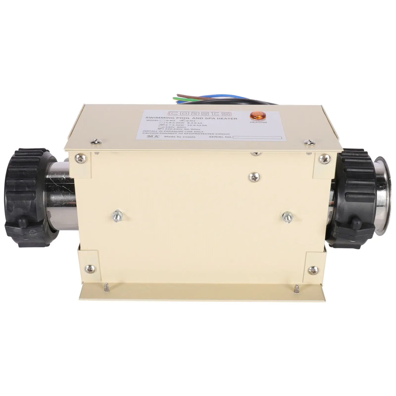 3KW 220V Pool Heater Electric Swimming Pool and SPA Bath Heating Tub Water Heater Thermostat Swimming Pool Accessories 6