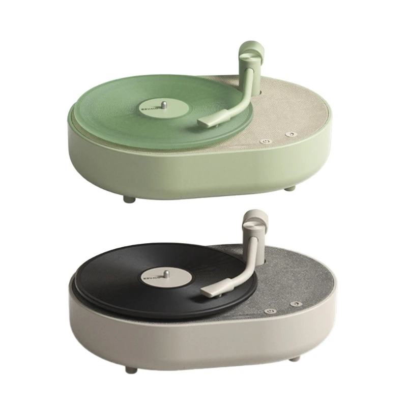

Innovative Phonograph Shaped Wireless Bluetooth-compatible Speaker Bedside Light