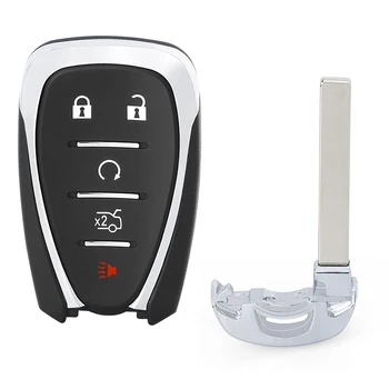 Keyforkess 315/433MHz ID46 Chip HYQ4AA HYQ4EA Smart 5 pulsanti telecomando portachiavi per Chevrolet Camaro Equinox Cruze Malibu Spark 2016-20 2 Keyforkess 315/433MHz ID46 Chip HYQ4AA HYQ4EA Smart 5 pulsanti telecomando portachiavi per Chevrolet Camaro Equinox Cruze Malibu Spark 2016-20 - KEYECU 315 433MHz ID46 Chip HYQ4AA HYQ4EA Smart 5 pulsanti telecomando portachiavi per Chevrolet Camaro