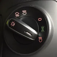 크롬 유럽 헤드 라이트 스위치 5ND941431A, 폭스바겐 골프 Mk5 Mk6 Sharan Jetta Sharan Passat B6 B7 Touran Tiguan SEAT ALHAMBRA