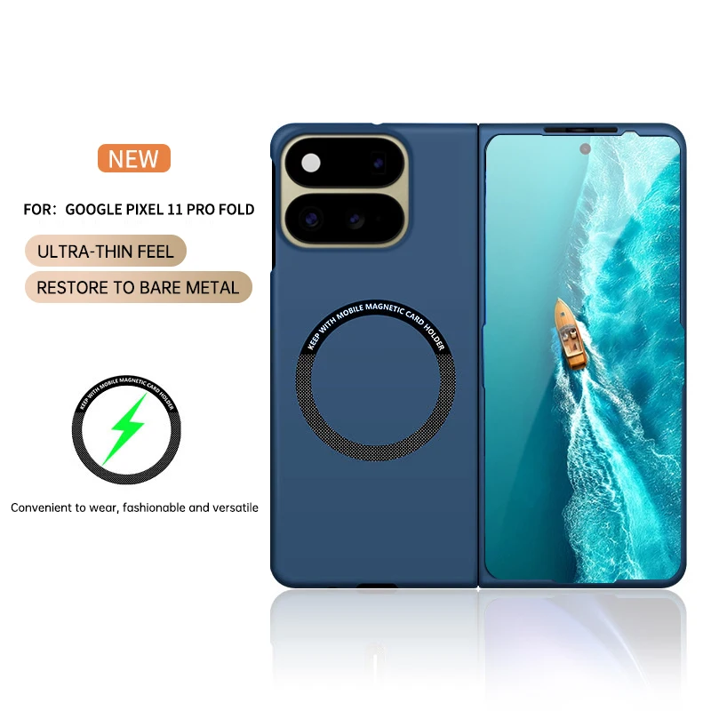 Magnetic Shockproof Frameless Phone Case - Lightweight and Durable Back Cover