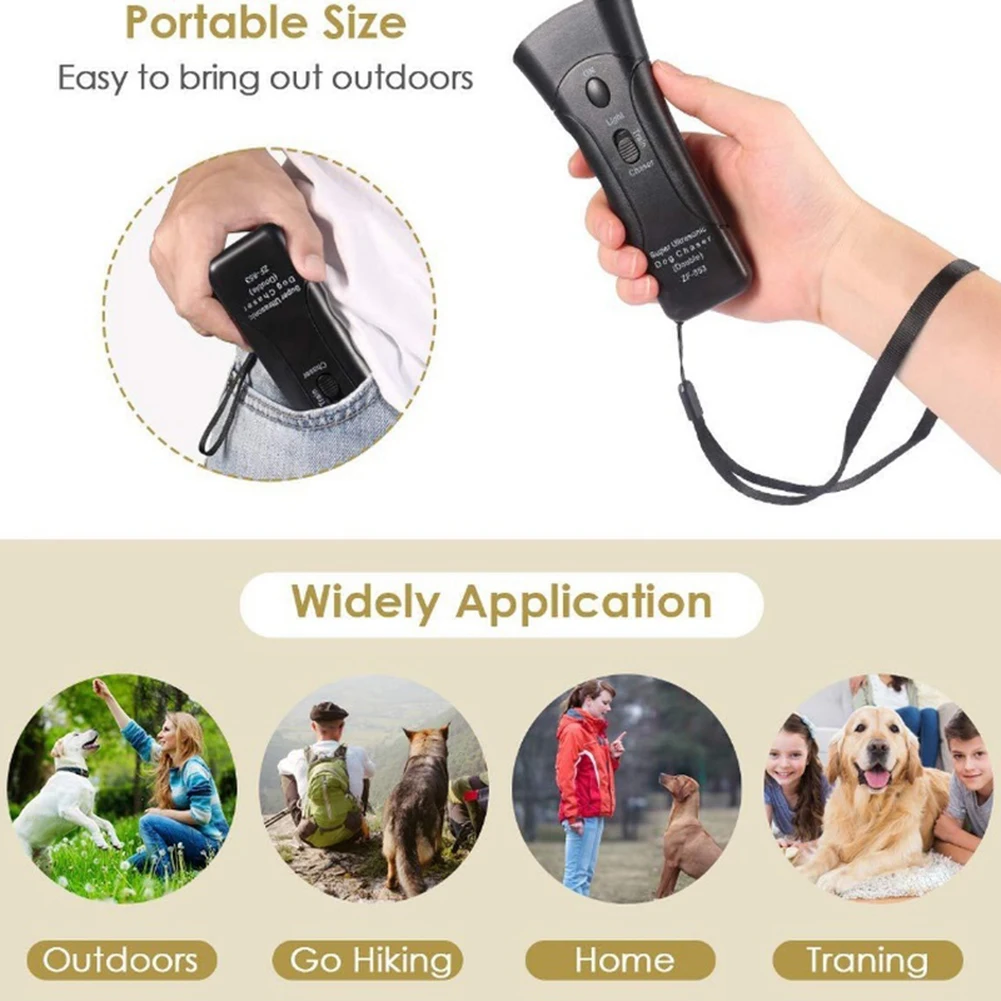LED Ultrasonic Anti Barking Dog Repeller Device