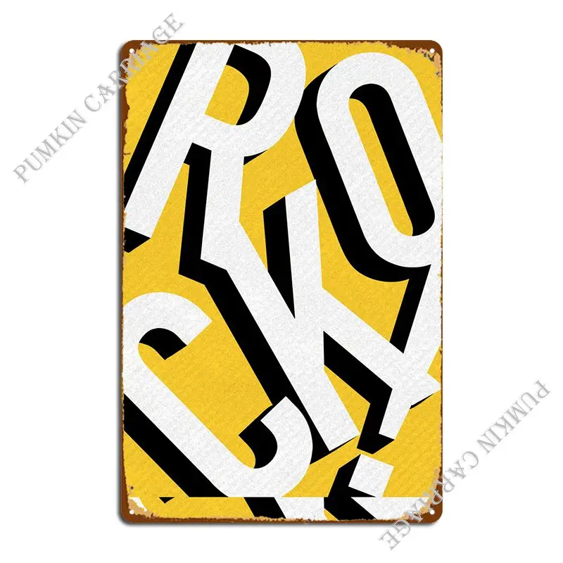 

Rock Metal Plaque Poster Wall Decor Wall Decor Club Bar Poster Tin Sign Poster