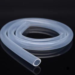 Premium Food Grade Silicone Tube - Transparent, Flexible & High Temperature Resistant - ID 12mm x OD 16mm