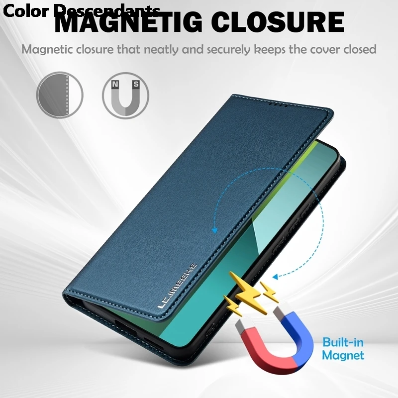 Leather Magnetic Flip Stand Phone Cover, Compatible with Samsung Galaxy A16 5G
