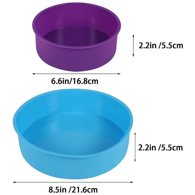 Buy Round Silicone Cake Mould Oven Baking Pan 18 cm diameter 1 pc