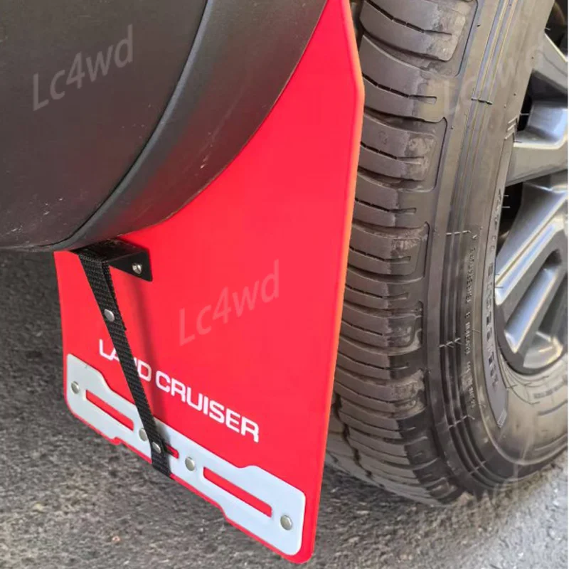 LC4WD 4x4 외부 악세사리 머드 플랩 가드 앞뒤 4개 머드가드 펜더 (토요타 랜드크루저 LC250 2023-2026용)