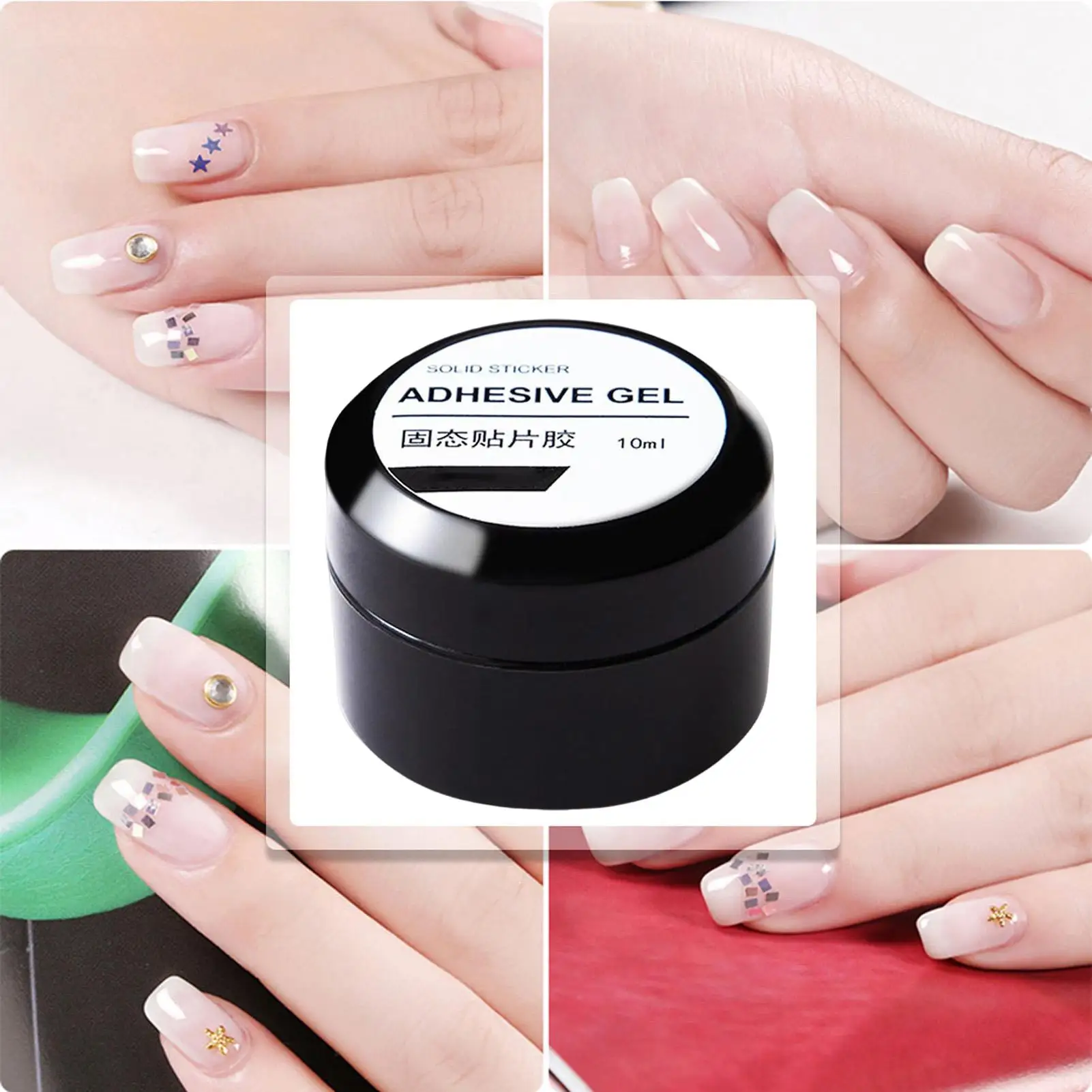 Colla Gel SolidNail per Unghie Finte 10ml, Adesione Forte e Duratura, Colla per Unghie Artificiali - immagine 5