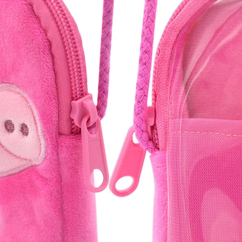 Niedlicher Peppa Pig Plüsch-Rucksack, einzelne Umhängetasche, weiches Stofftier, Kindergarten, Süßigkeiten-Geldbörse, rosa Schweinchen, Mädchen, Kind, Geburtstagsgeschenk – Detail 22