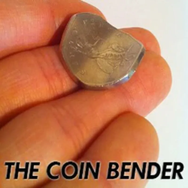 CoinBenderMagicTricksBendBorrowedSignedCoinMagiaMagicianClose