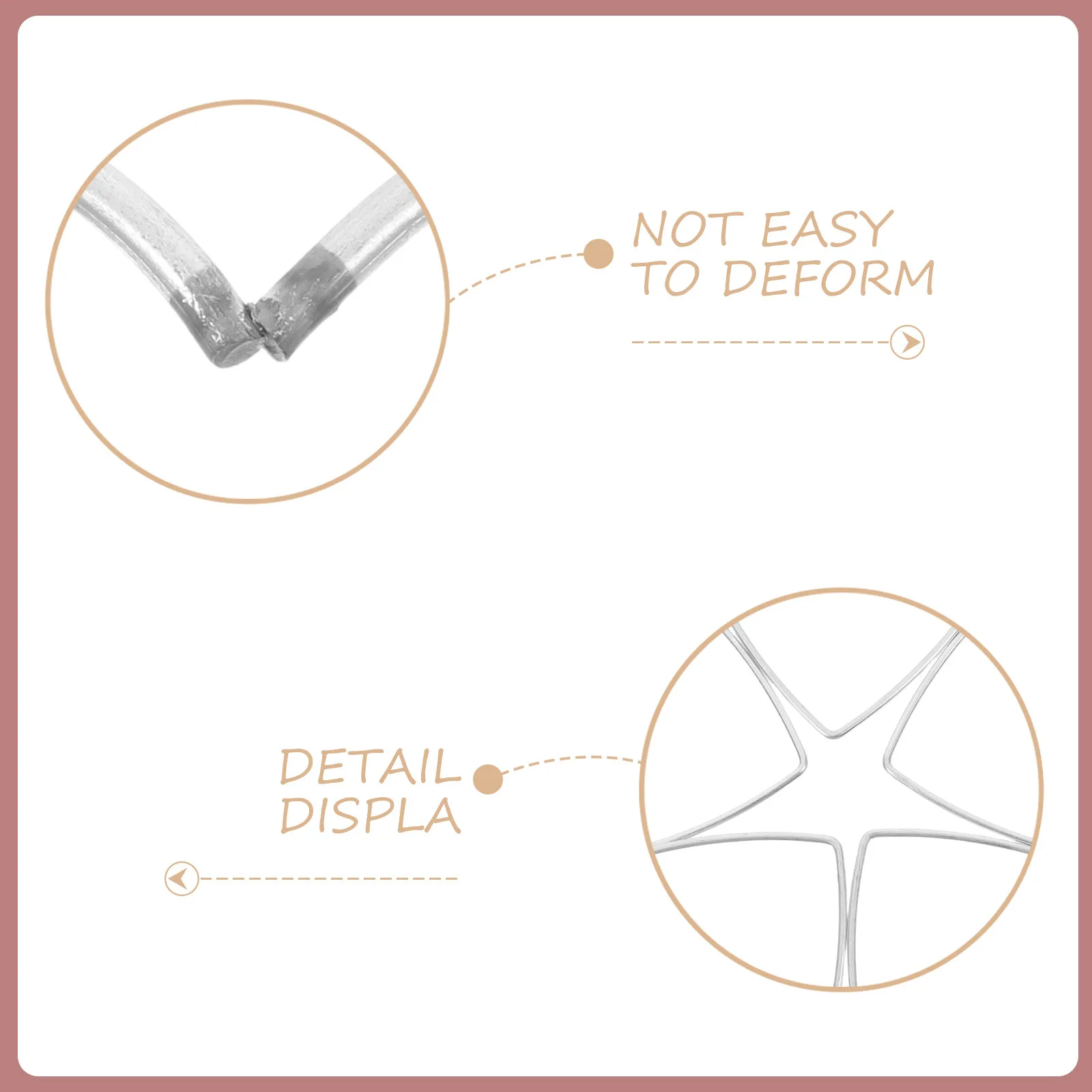 10Pcs 드림 캐처 철 링 하트 모양의 금속 공예 고리 DIY 마크라메 화환 와이어 링 드림캐쳐 용품