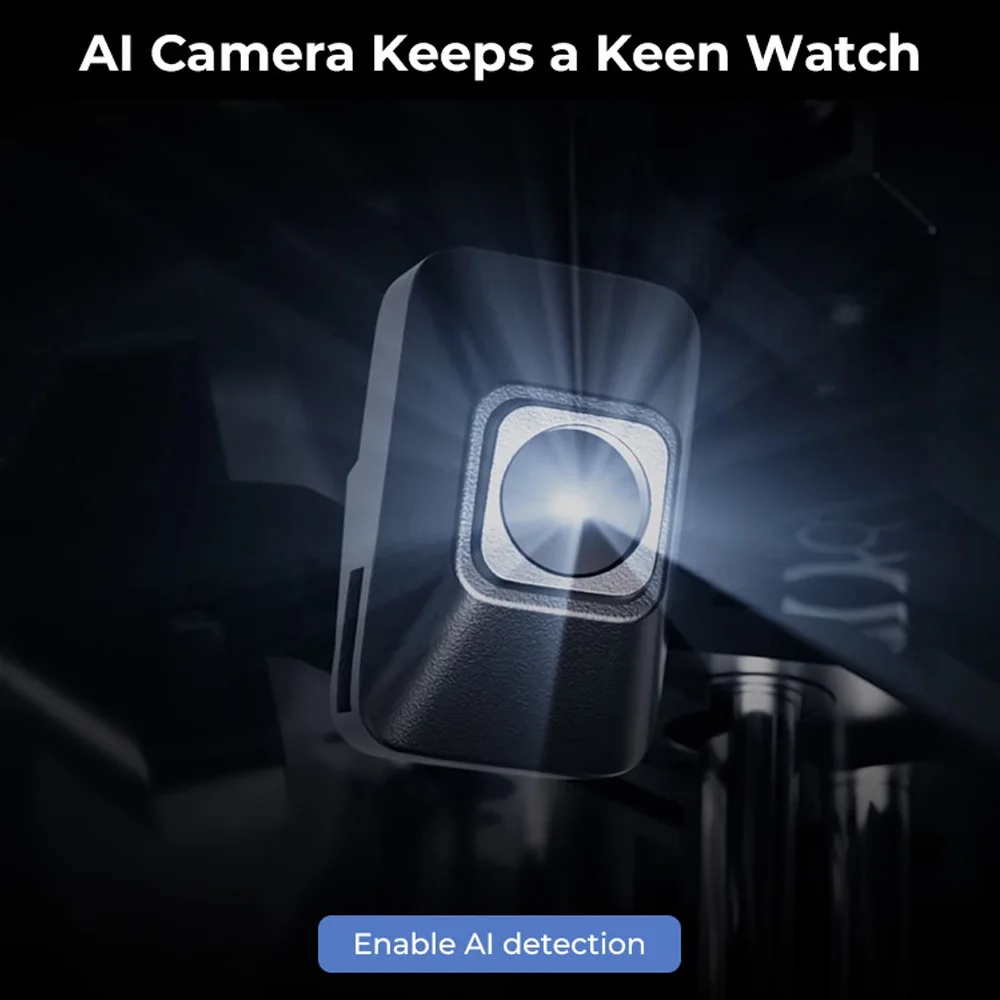 AI Camera with HD Quality and Intelligent Assistant for Real-Time Viewing and Time-Lapse Filming