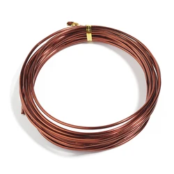 Vibrant Multicolor Aluminum Craft Wire for Jewelry Making & Accessories (Red copper)