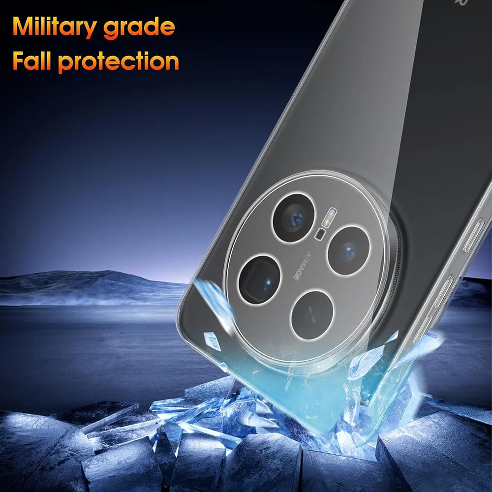 Ultra-Thin Silicone Soft Shockproof Case - Clear TPU Protective Shell