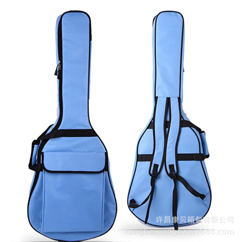 40/41 Inch Guitar Bag 6 MM Thick Sponge Soft Case Gig Bag Backpack Oxford Waterproof Guitar Cover Case with Shoulder Straps