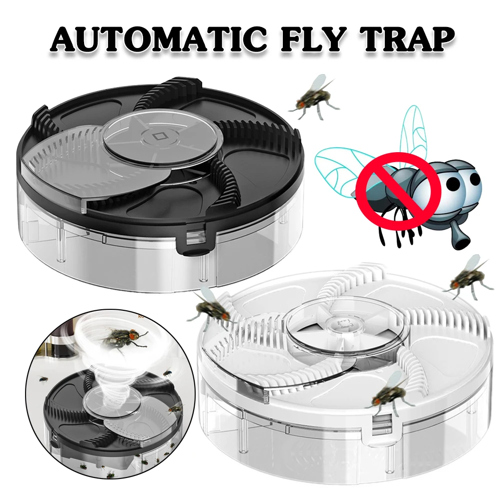 Automatic Flycatcher USB Rechargeable Fly Trap Electric Pest