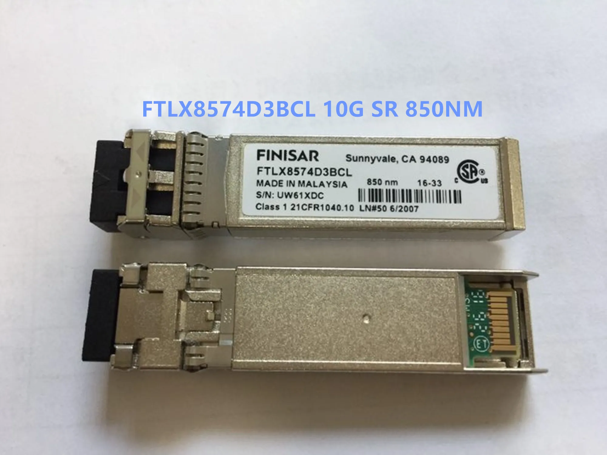 1PCS Finisar Fiber Transceiver Module 10G SFP 850NM Optical FTLX8571D3BCL FTLX8571D3BNL-E5 FTLX8571D3BCL-EM FTLX8574D3BCL FTLX8574D3BNL-E5