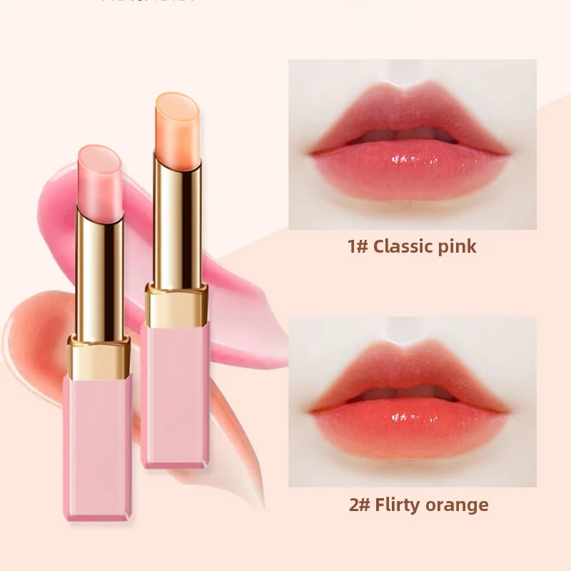 

Warming Color Changing Lip Balm Temperature Lipstick Plump Dual-use Female Student Style Moisturizing Lip Makeup Lip Care
