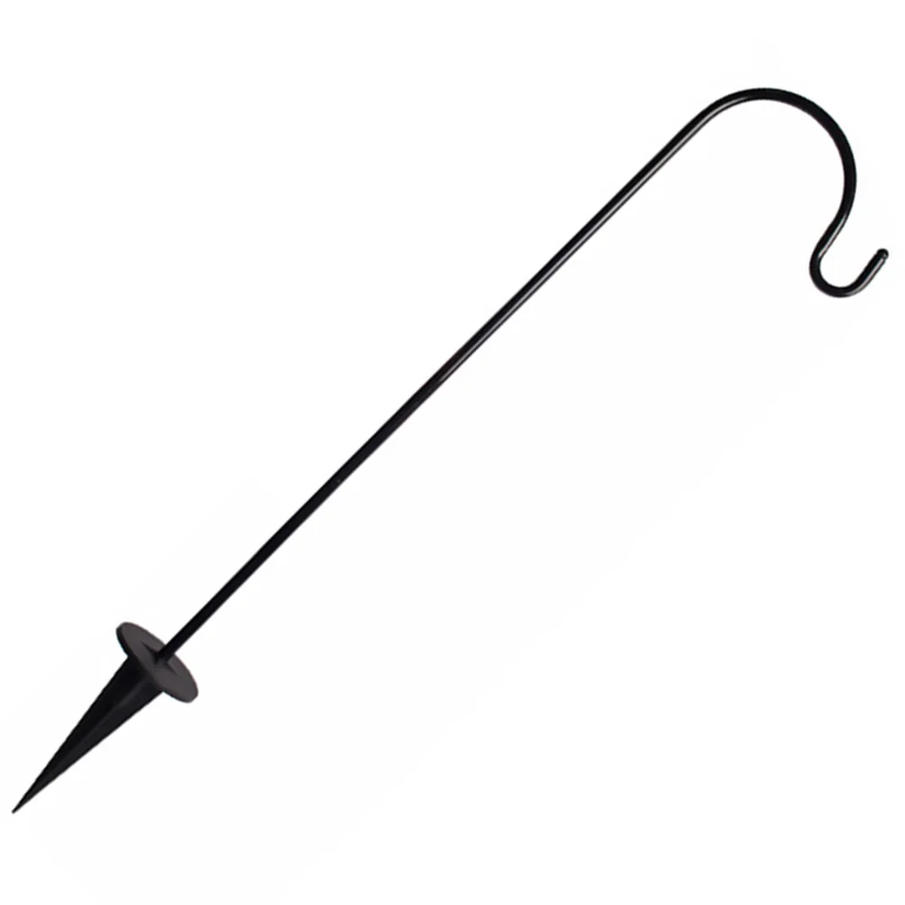 

Outdoor Shepherd Hooks Practical Iron Hangers Courtyard Hanging Hooks Practical Garden Stakes Multifunctional Lawn Stakes
