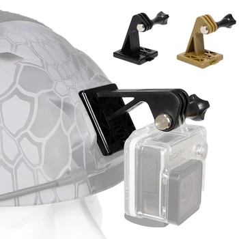 Supporto Adattatore per Casco Tattico, Montaggio Fisso per Telecamera d'Azione Frontale, Accessori per Casco Gopro