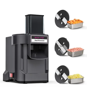 Lecon Chef 3 in 1 Electric Food Processor Vegetable Dicer Chopper Potato Cutter Onion Slicer with 3 Stainless Steel Blades 1