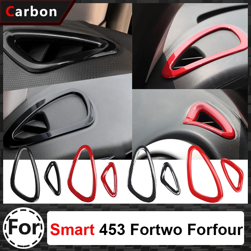 Per Smart 453 Fortwo Forfour Dashboard Small Air Outlet Adesivo Decorativo Accessori Per La Modifica Dell'Adesivo Interno