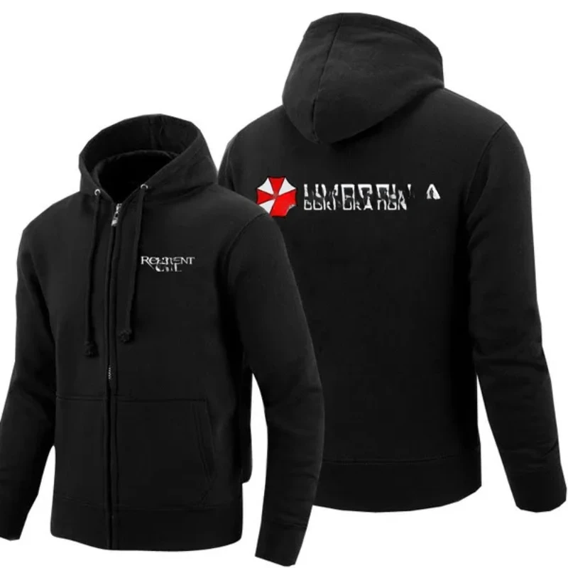 

Hot Movie Fashion R-Resident E-Evil Zipper Hoodie Unisex Print Umbrella Corporation Sweatshirts Jackets Clothes Hoody Tops