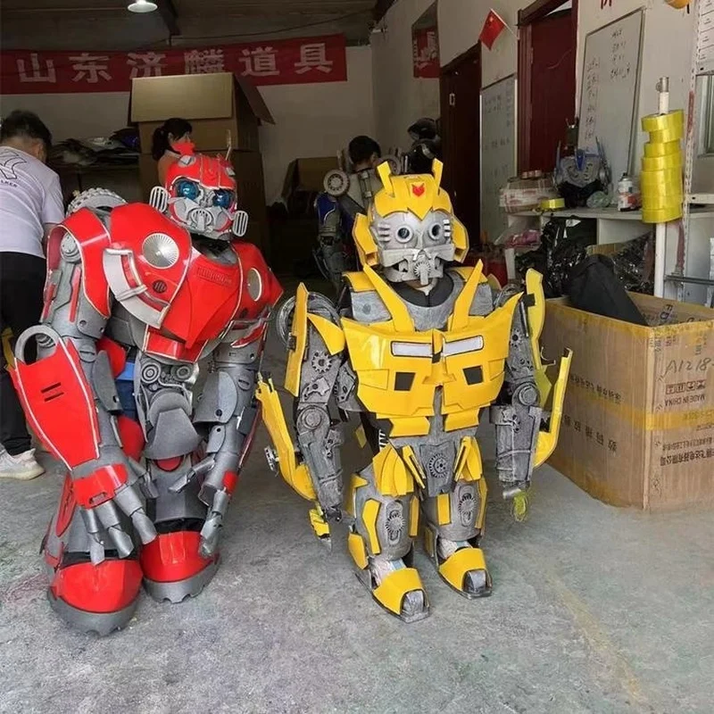 

Bumblebee Transformatio Human Size Easy Wearing Movie Cosplay Re Dino Robot Costume Wearable Robot Prop Children's Edition Gift