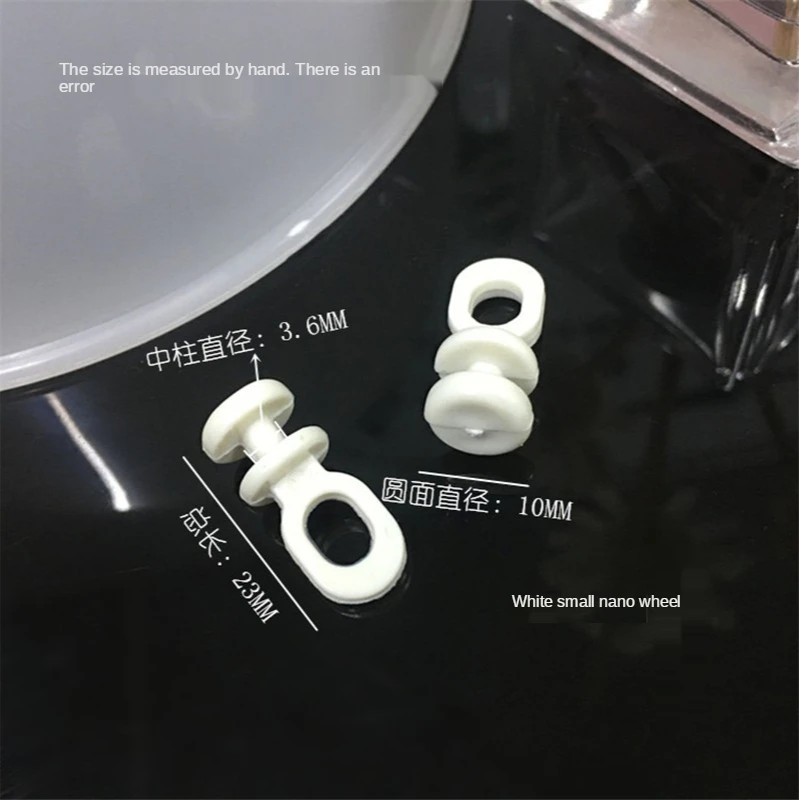 30pcs 흰색 플라스틱 레일 커튼 컨베이어 후크 롤러 홈 커튼 행거 HHooks 액세서리 커튼 Tieback 후크