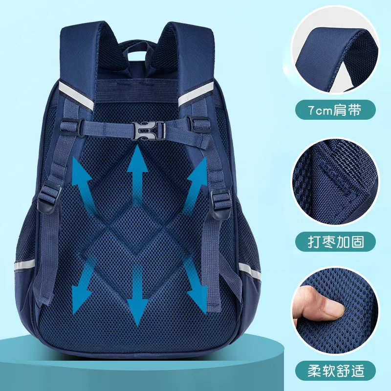 Waterproof Primary Schoolbag Kids backpack children School Bags For Boys girls large orthopedic Backpack travel mochila infantil 4