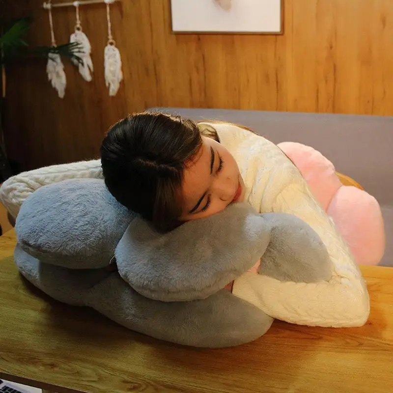 고양이 발 모양 좌석 쿠션, 고양이 발 쿠션, 사무실 의자 쿠션, 귀여운 아늑한 좌석 패드, 28x24 편안한 카와이 고양이 발 모양 게임 의자