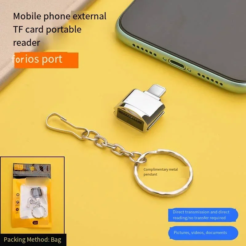For IPhone Card Reader External OTG Adapter For IOS Micro TF Memory Card Reader Support Iphone