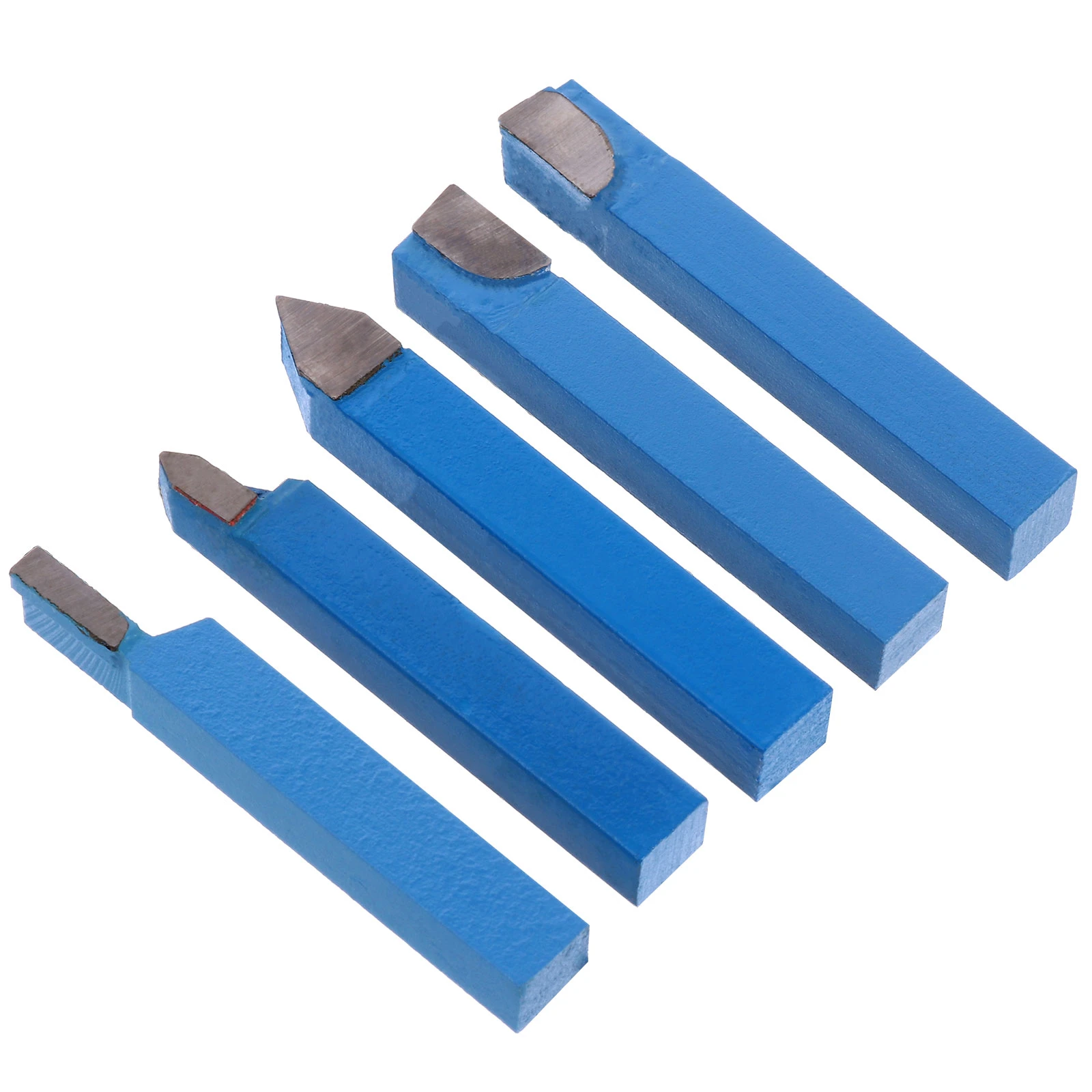 Lathe Tool Turning Tools Tip Set Metal Kit Cutting Carbide Hole Diamond Brazing Welding Parting